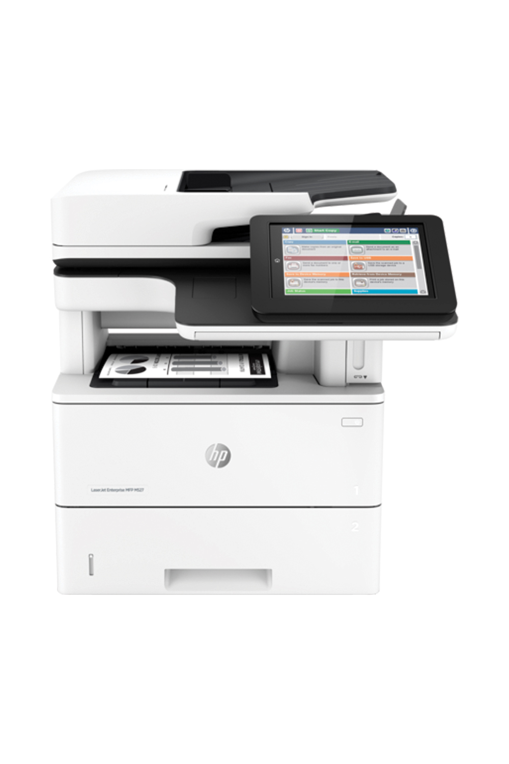 پرینتر اچ پی تک رنگ چهار کاره با چاپ لیزری مدل M527dnw (استوک)